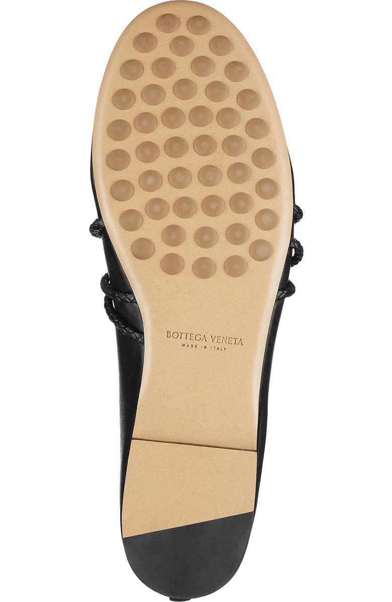 Bottega Veneta Lucia Mary Jane Ballerina Flat, Alternate, color, Black