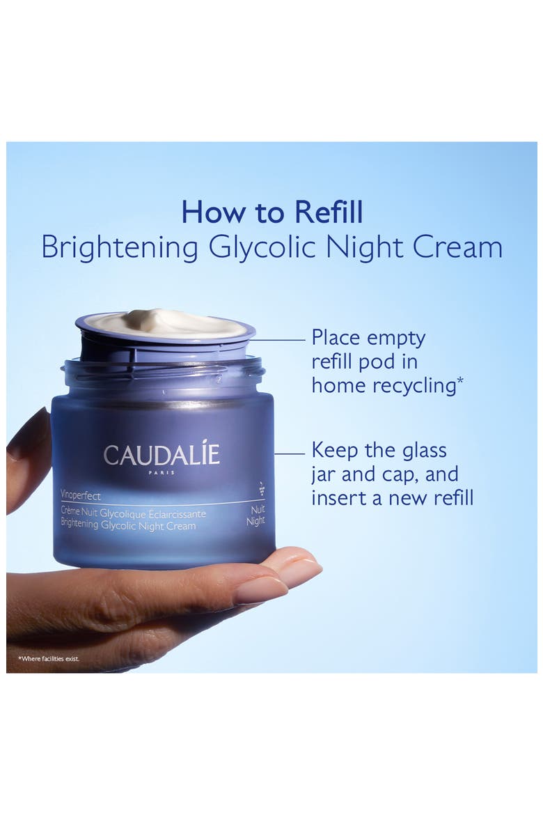 Vinoperfect Brightening Glycolic Night Cream, Alternate, color, REFILL