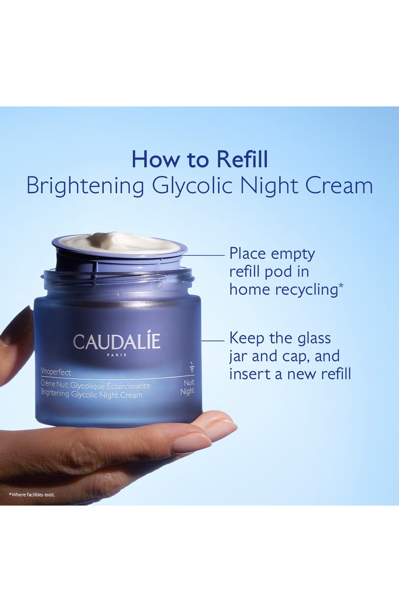 CAUDALÍE Vinoperfect Brightening Glycolic Night Cream, Alternate, color,