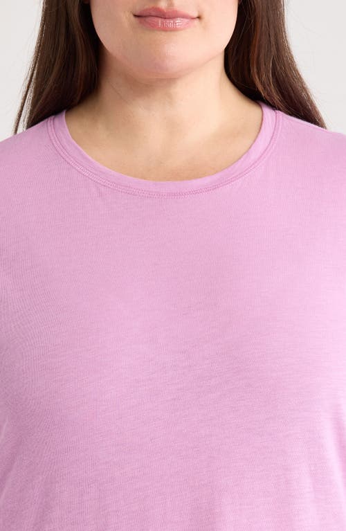 Eileen Fisher Organic Cotton Maxi Dress In Pink