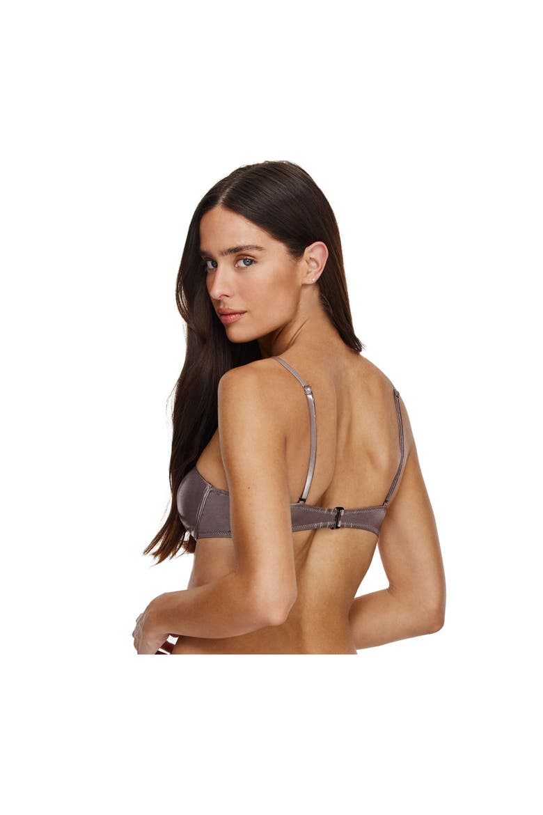 Shine Bright Underwire Bikini Top, Alternate, color, Grey