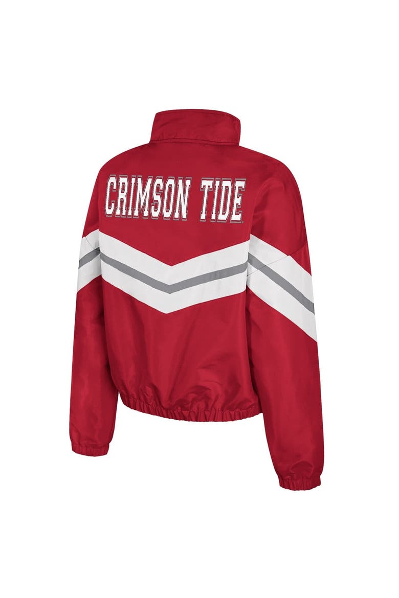 Women's Colosseum  Crimson Alabama Crimson Tide Thin Ice Full-Zip Windbreaker, Alternate, color, Crimson