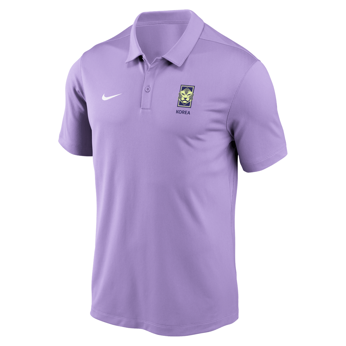 Men's Nike Lavender South Korea National Team Victory Solid Dri-FIT Polo