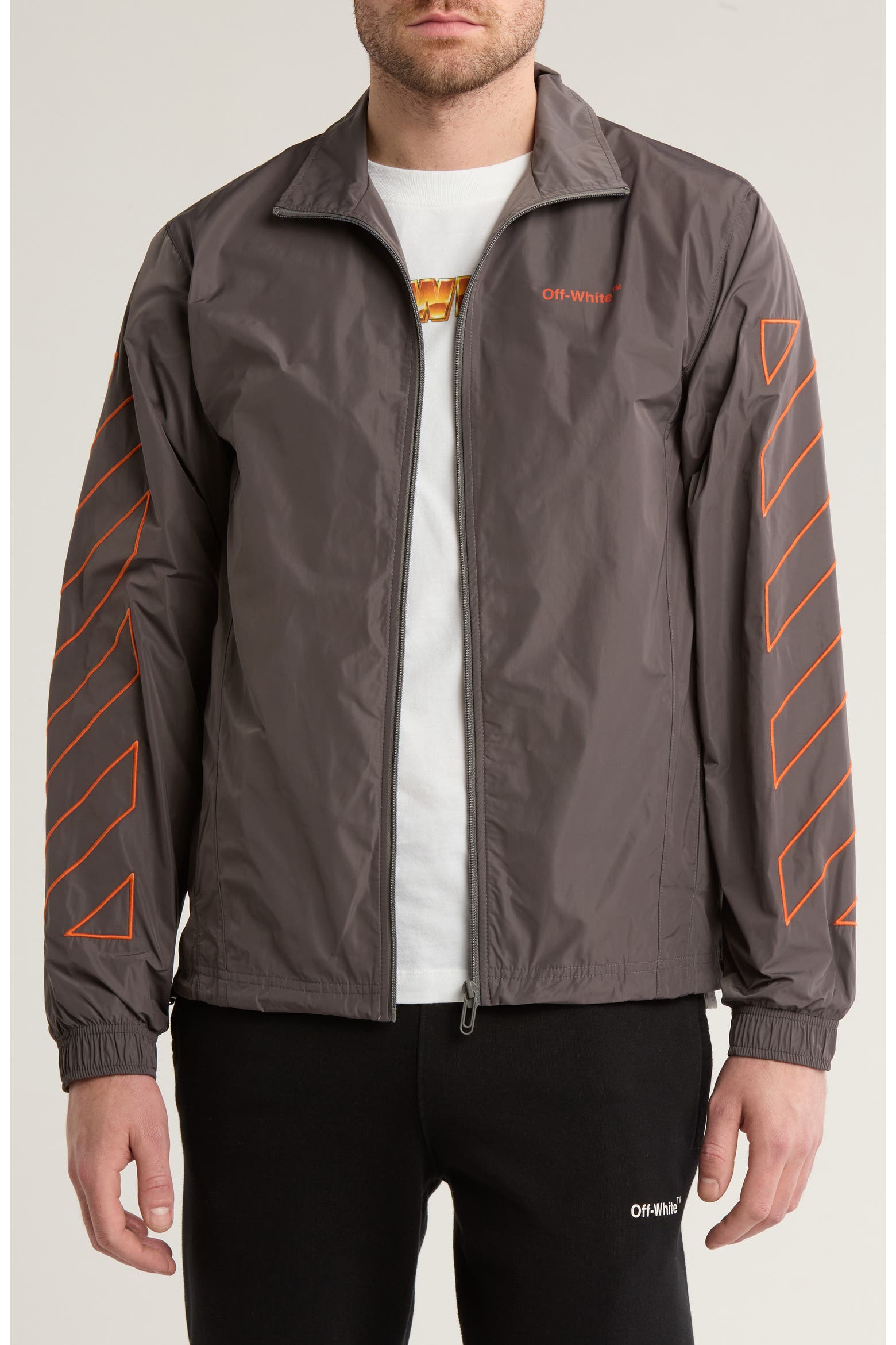 Outlined Jacket Off-White Diagonal Outline Track Jacket (Men) | Nordstromrack
