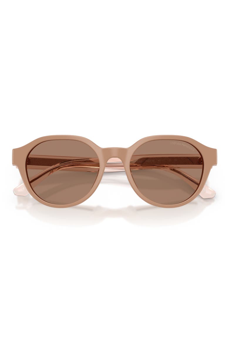 Kids' 48mm Small Phantos Sunglasses, Alternate, color, SHINY OPAL TUNDRA / DARK BROWN
