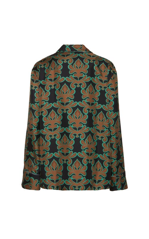 Shop La Doublej Pajama Shirt Herald Black