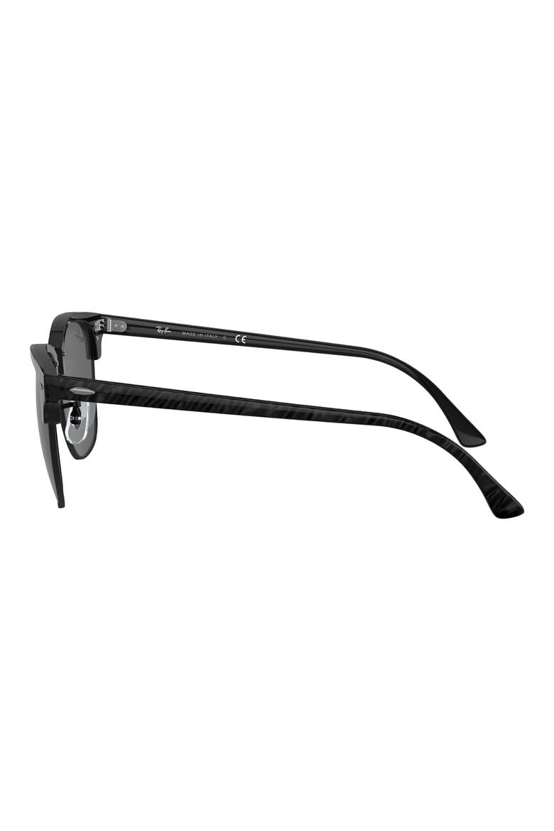 49mm Square Sunglasses, Alternate, color, BLACK/ DARK GREY