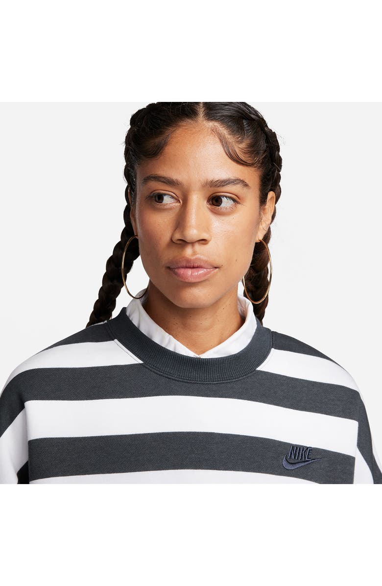 Nike Sportswear Phoenix Stripe Oversize Sweatshirt, Alternate, color,