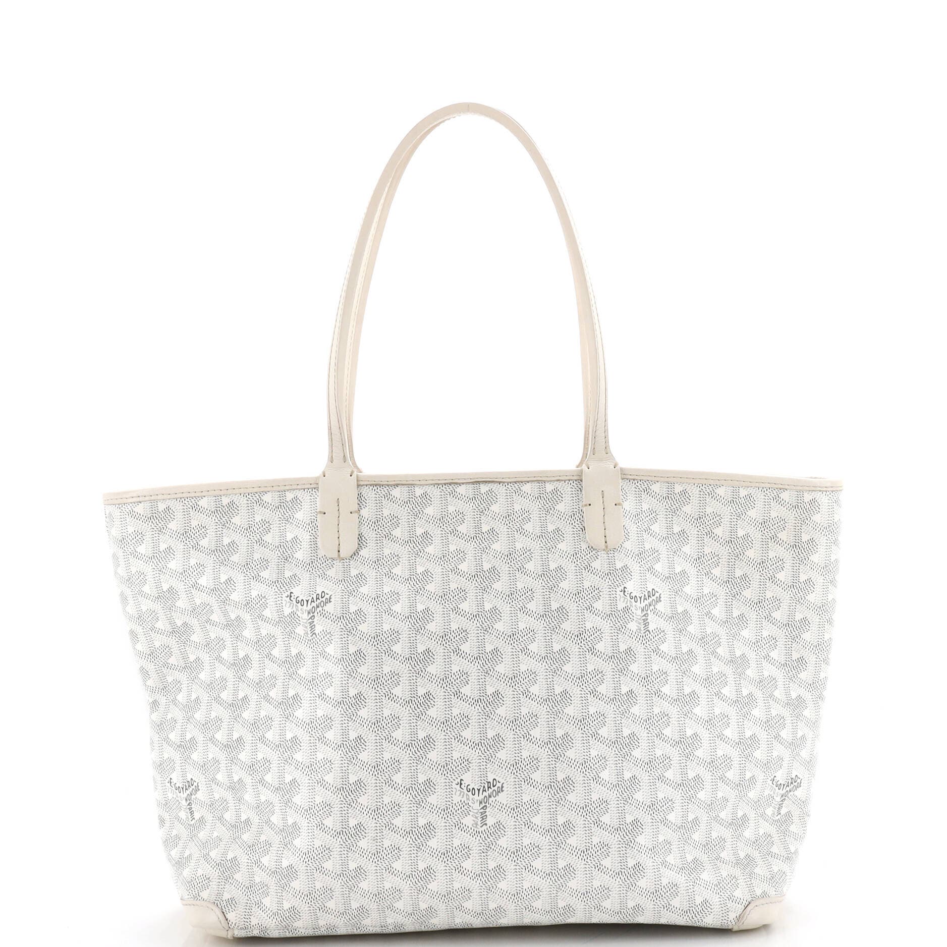 Artois Tote Coated Canvas PM, Main, color, White
