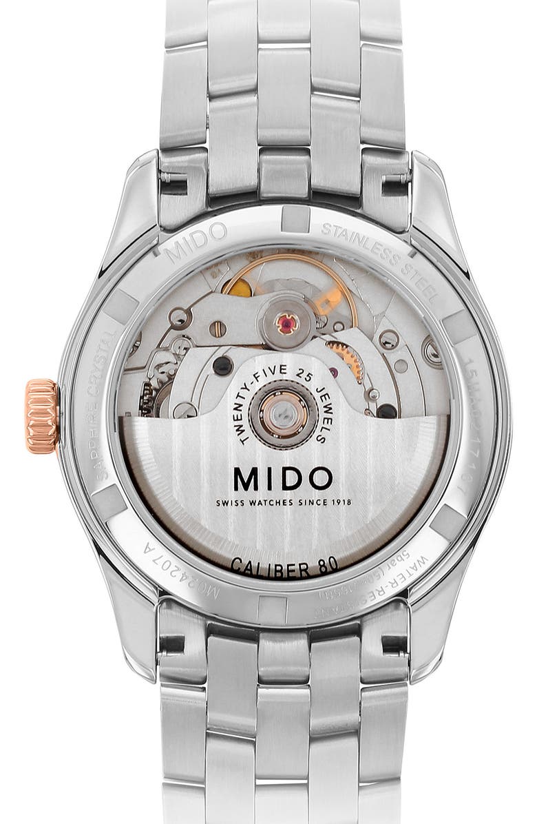 MIDO Belluna II Bracelet Watch, 33mm, Alternate, color, 