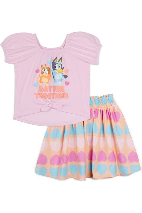 T-Shirt and Bubble Skirt Set