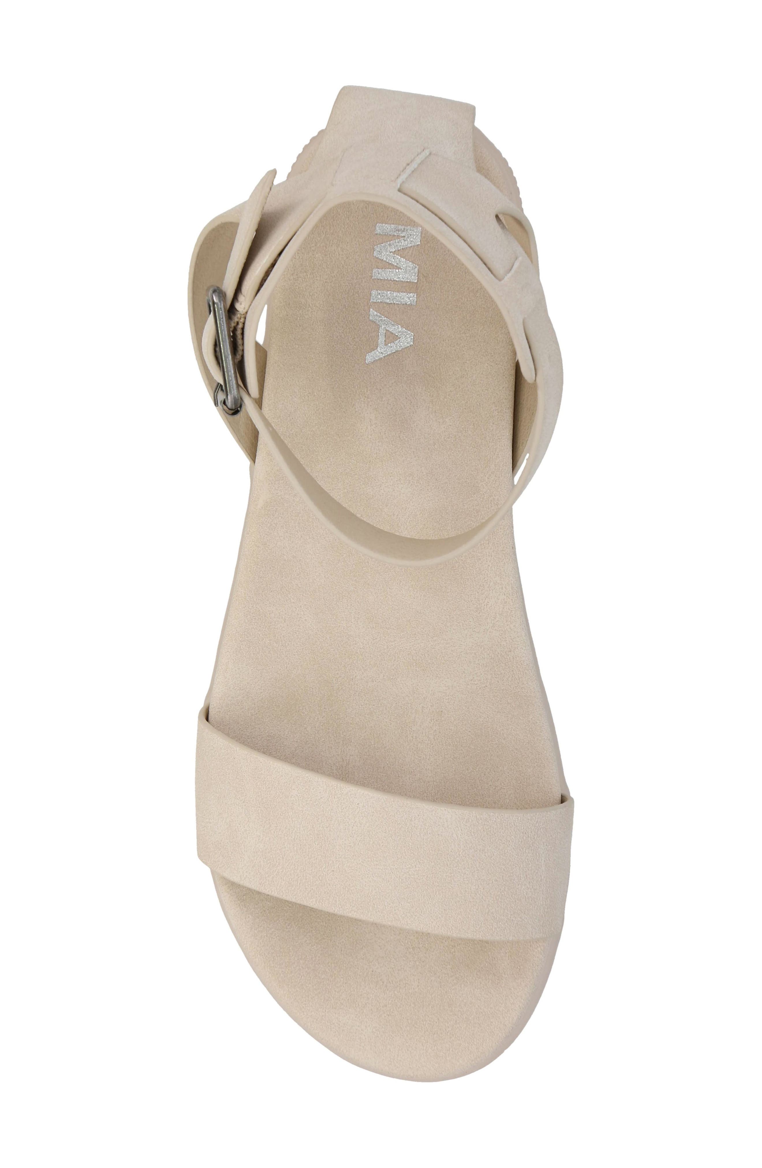 MIA Ellen Platform Sandal, Alternate, color, Ecru