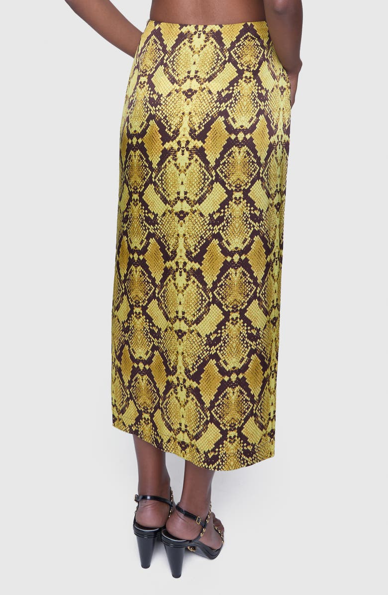 Rebecca Minkoff Isa Front Slit Midi Skirt, Alternate, color, 