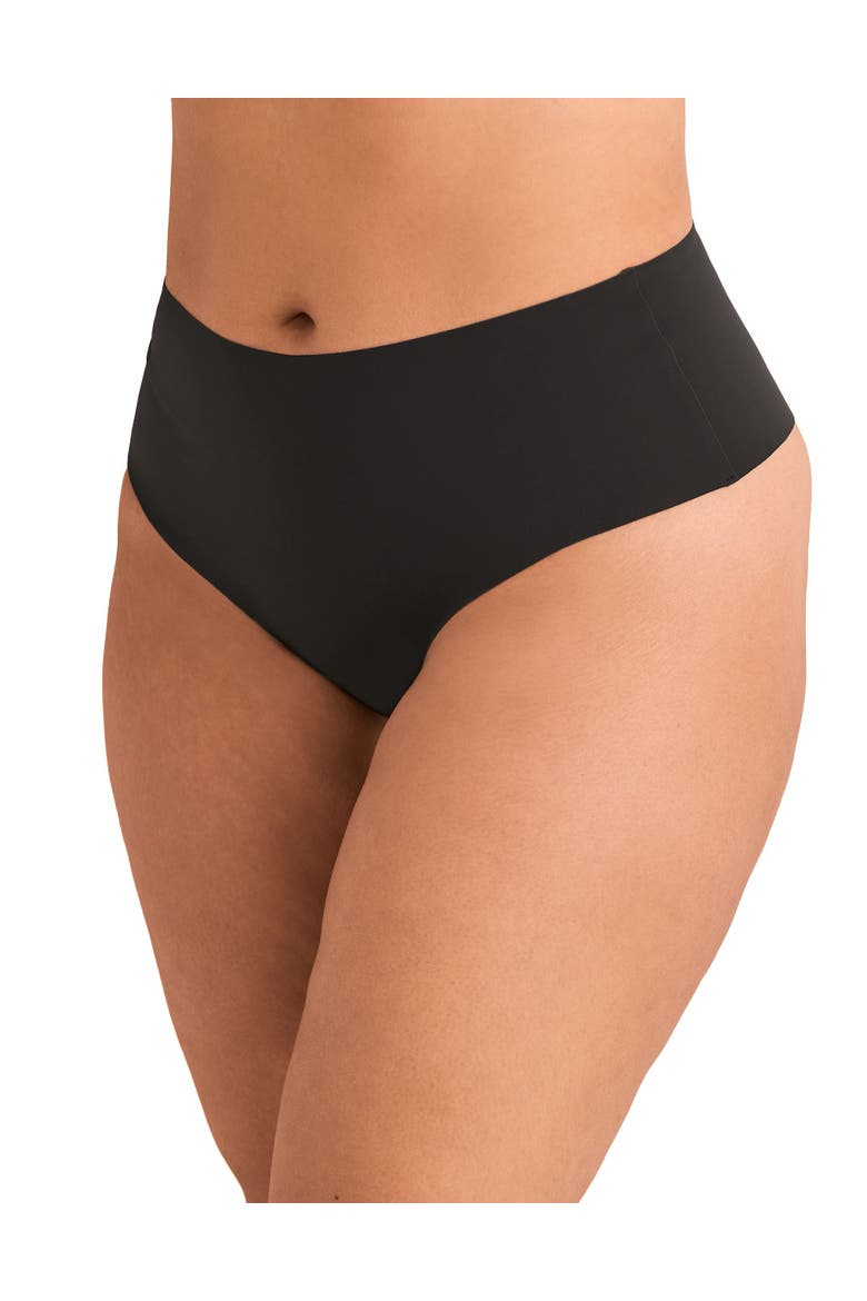 Gabbie Thong Panties, Main, color, Black