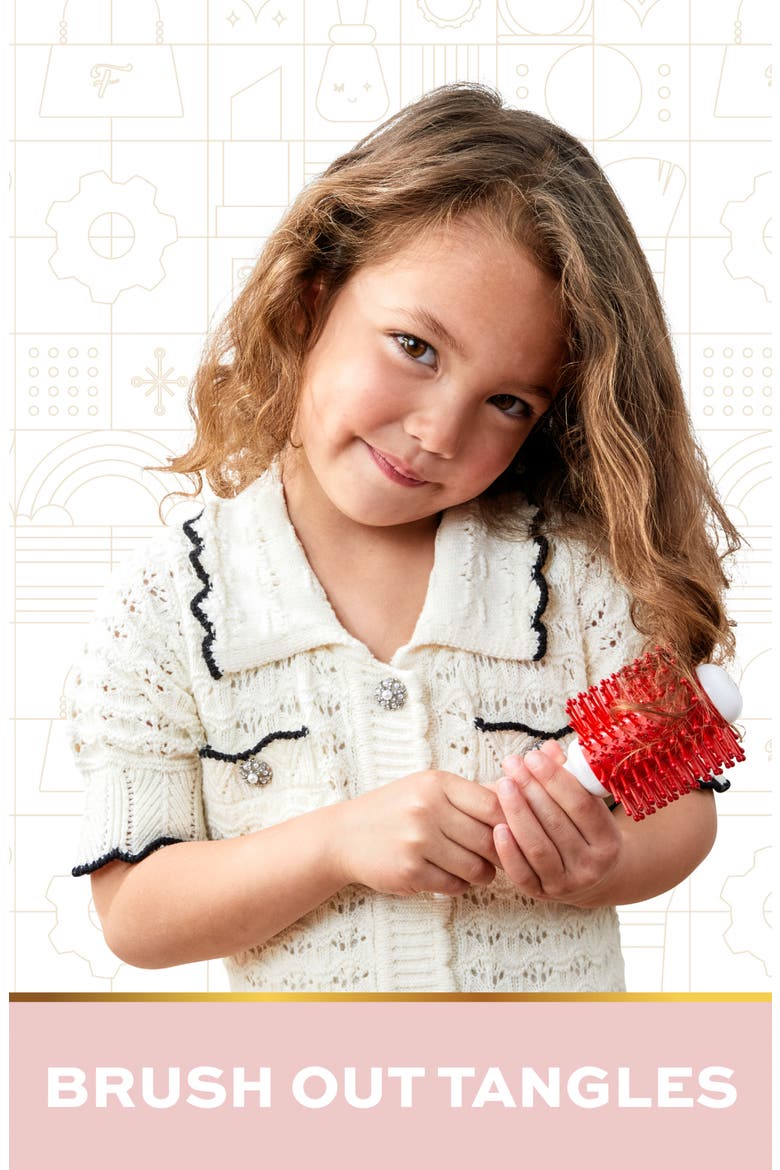 Pretend Hair Stylist Toy Set, Alternate, color, RED