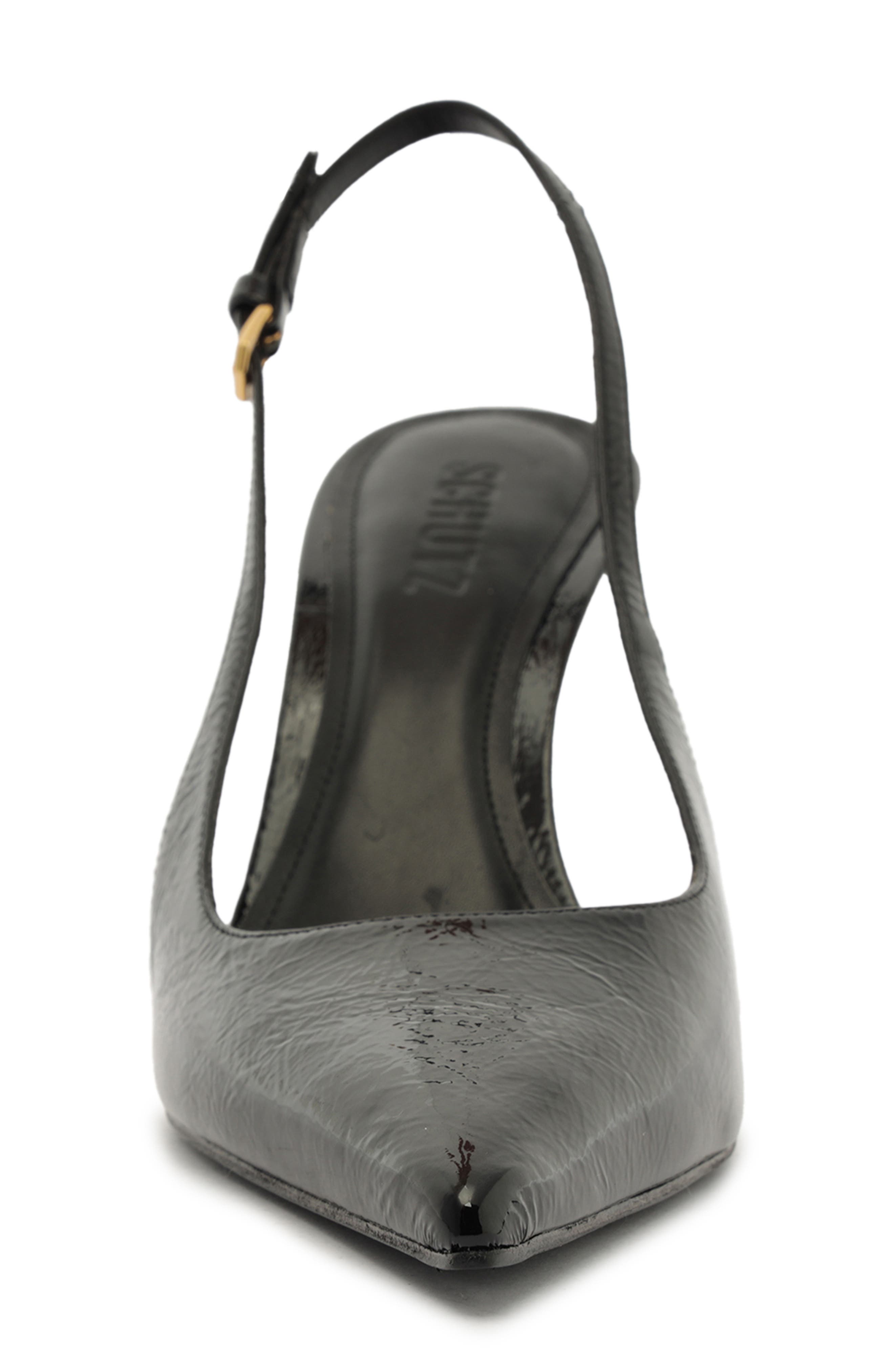 Schutz Elisha Slingback Pump, Alternate, color, Black