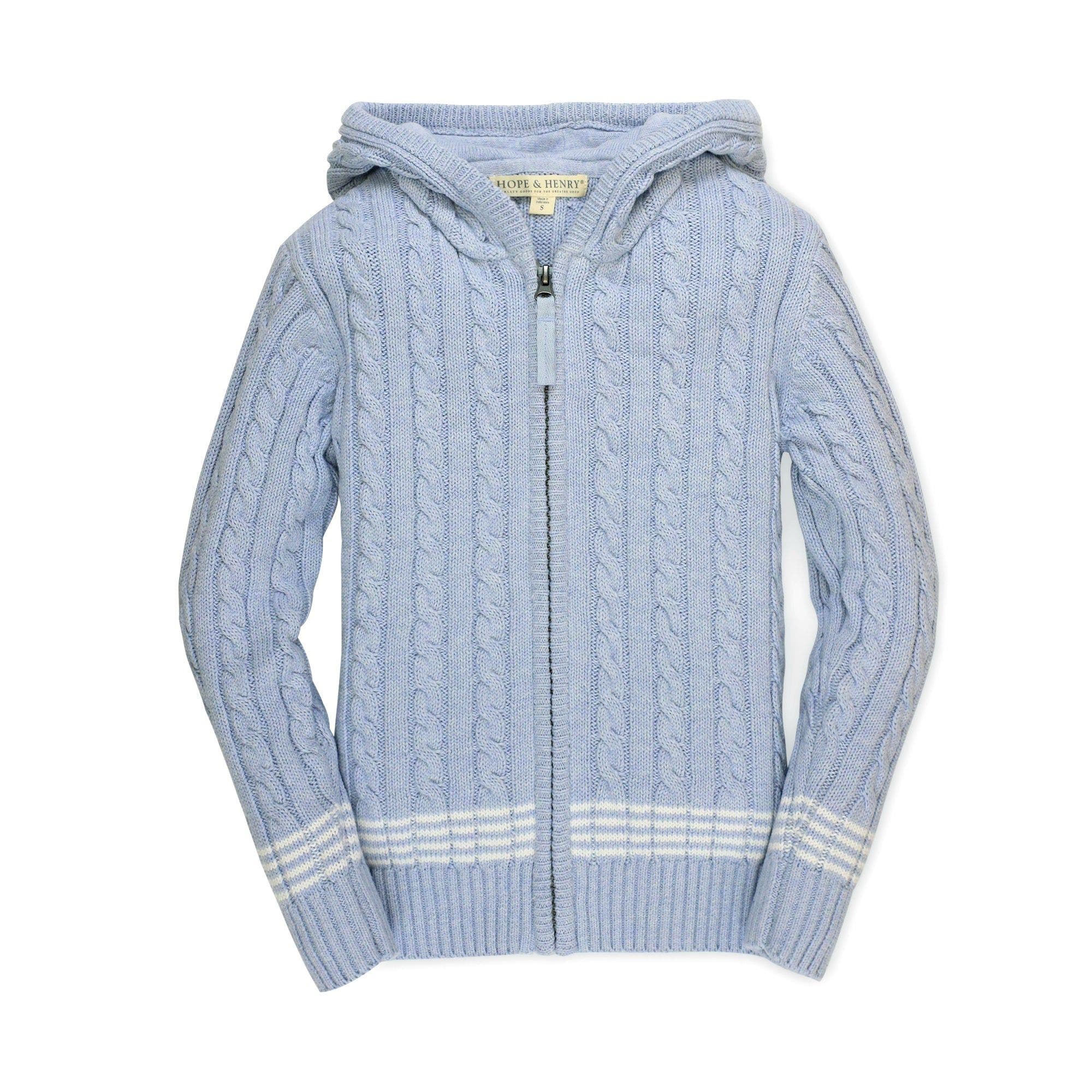 selected Light Blue Heather Cable
