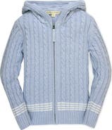 Hope & Henry Boys' Zip-Up Textured Sweater, Kids