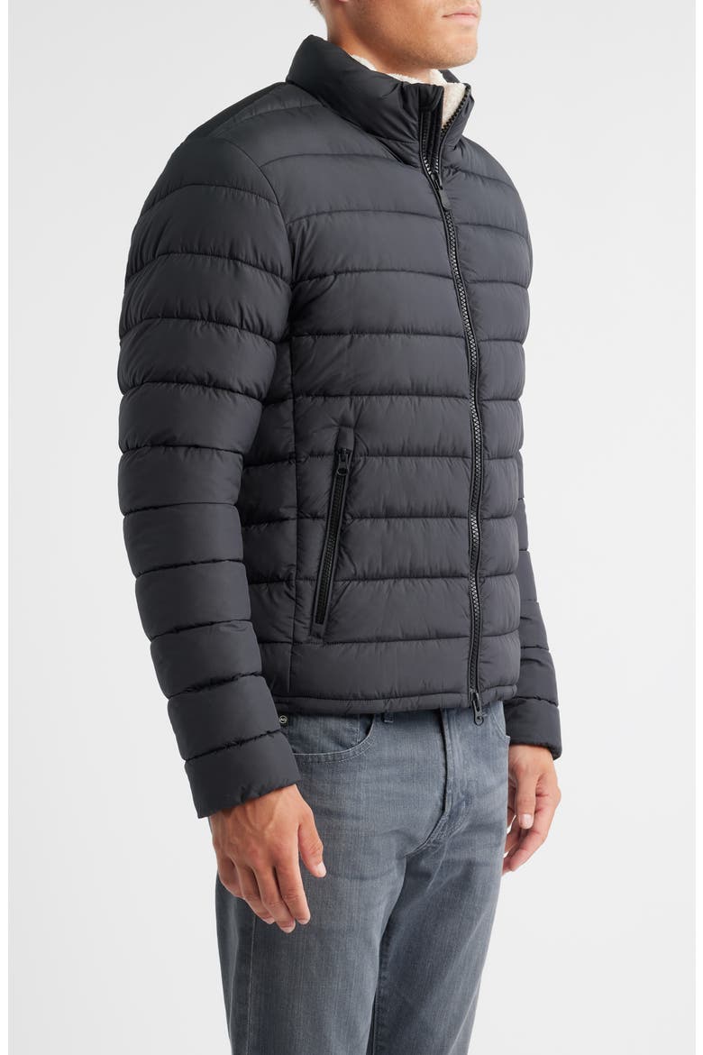 Conan Quilted Water Resistant Jacket, Alternate, color, BLACK