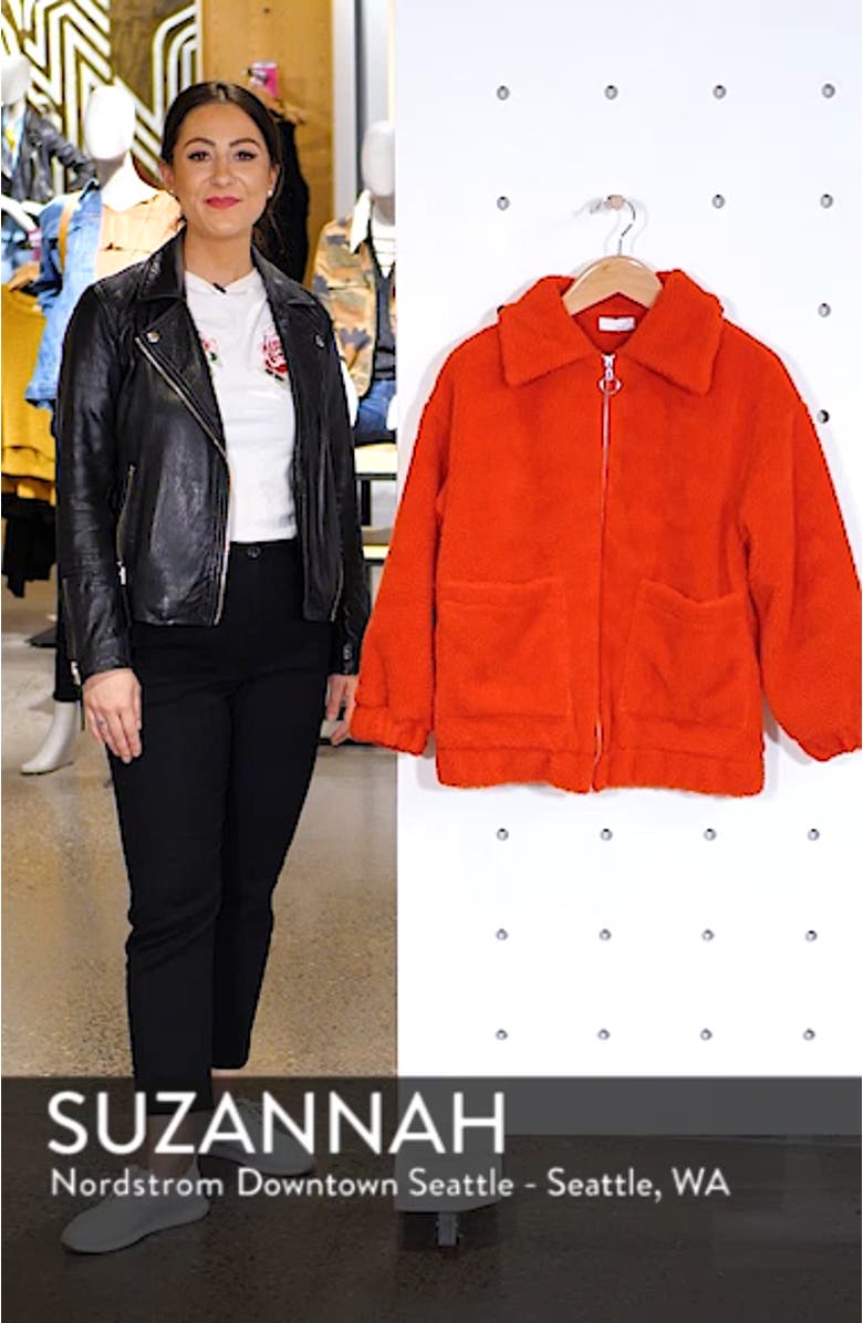 Oversized Fleece Jacket, sales video thumbnail