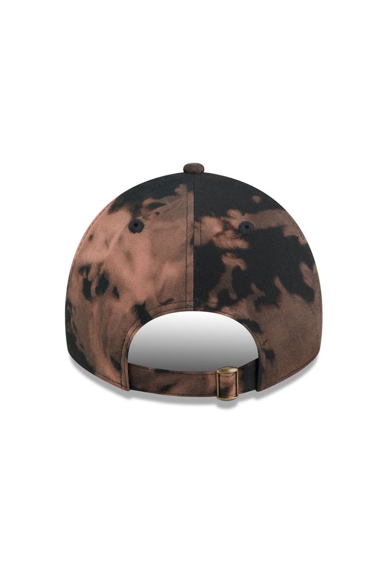 Men's New Era  Black Boston Red Sox Bleach Wash 9TWENTY Adjustable Hat, Alternate, color, Black