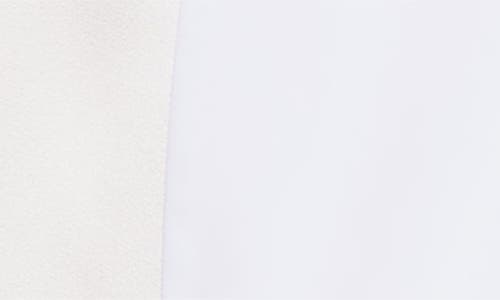 Stella Mccartney Satin Paneled Oversized Shirt In White