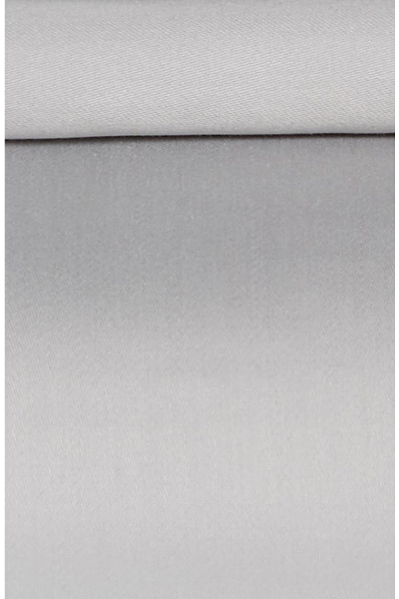 Sateen Fitted Sheet & Pillowcase Set, Alternate, color, GREY SILK