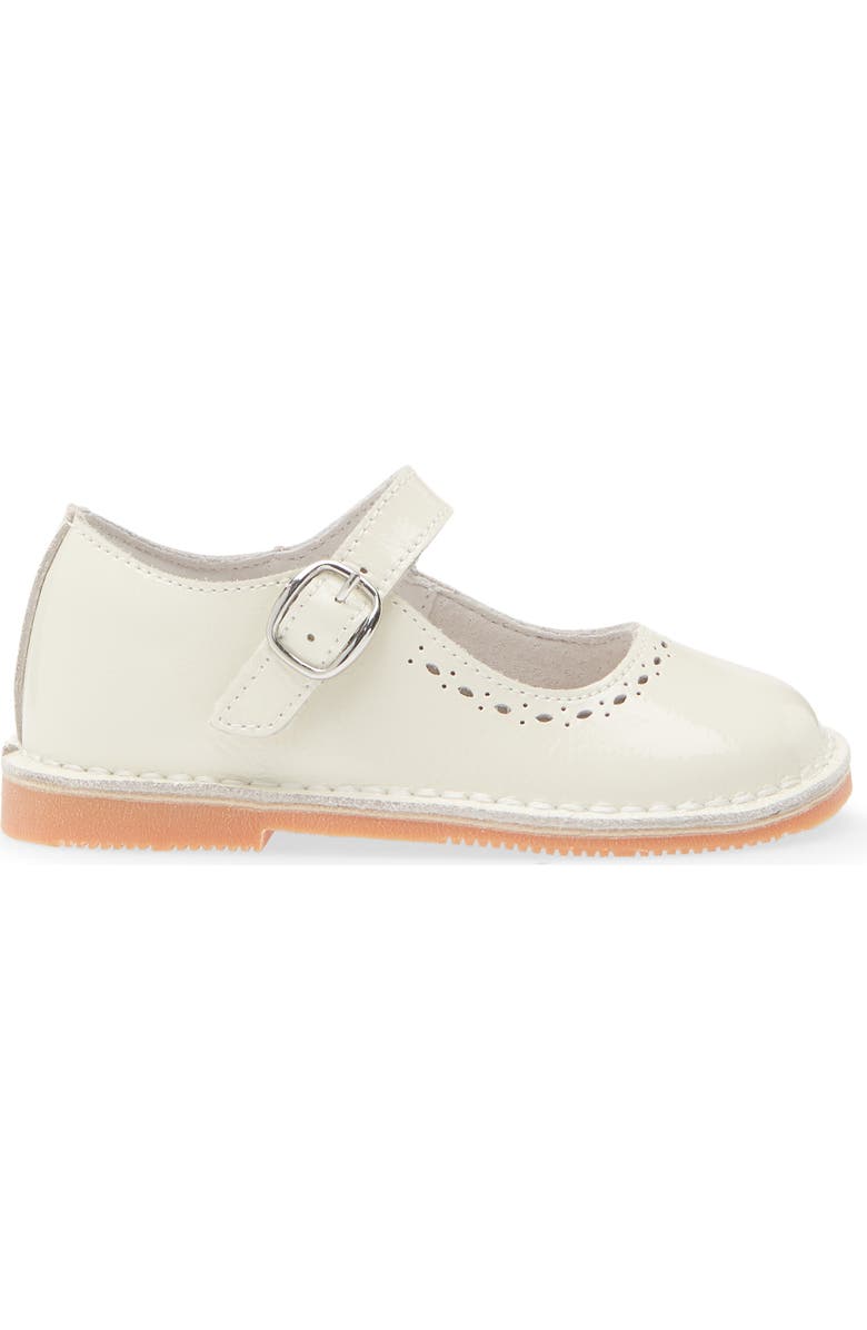 L'AMOUR Kids' Alina Mary Jane Flat, Alternate, color, Patent Ivory