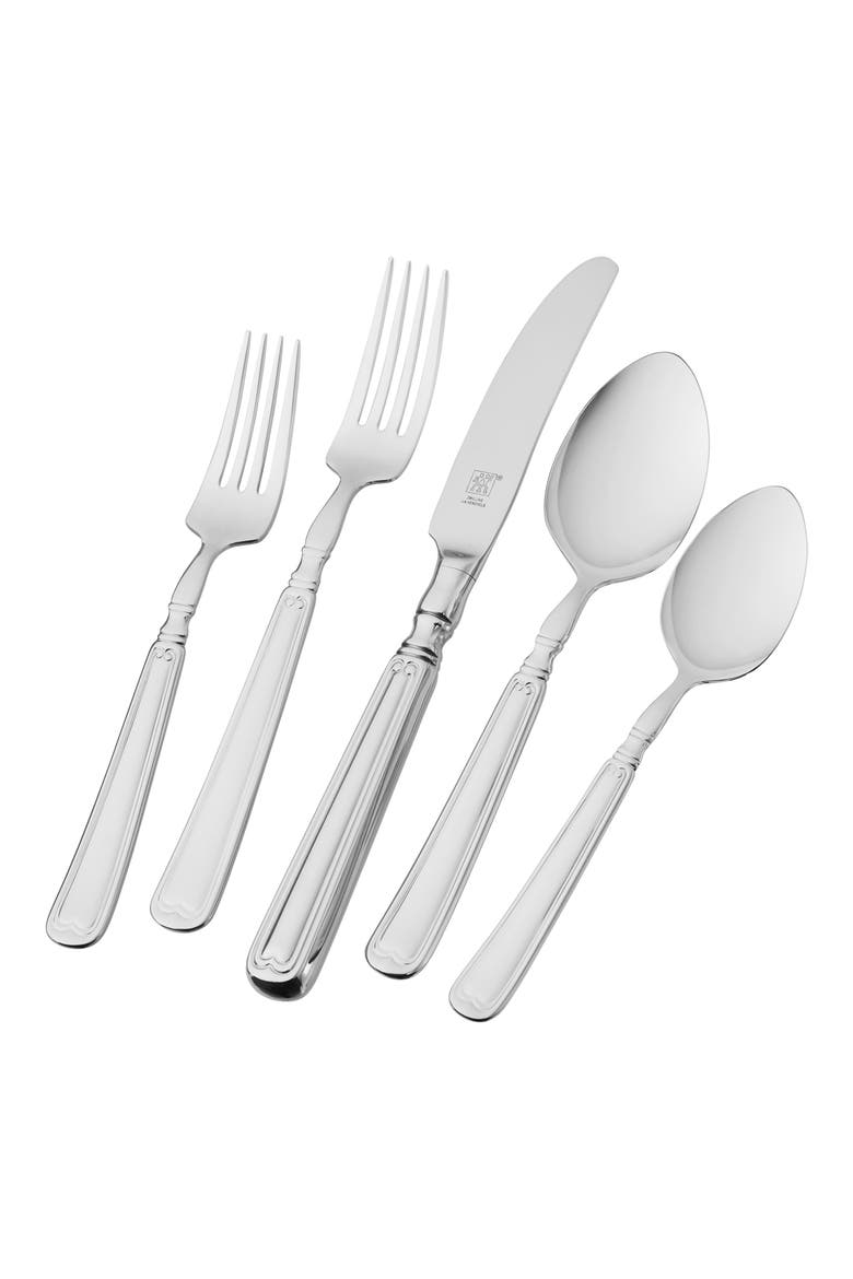 Vintage 1876 23-Piece Flatware Set, Main, color, STAINLESS STEEL
