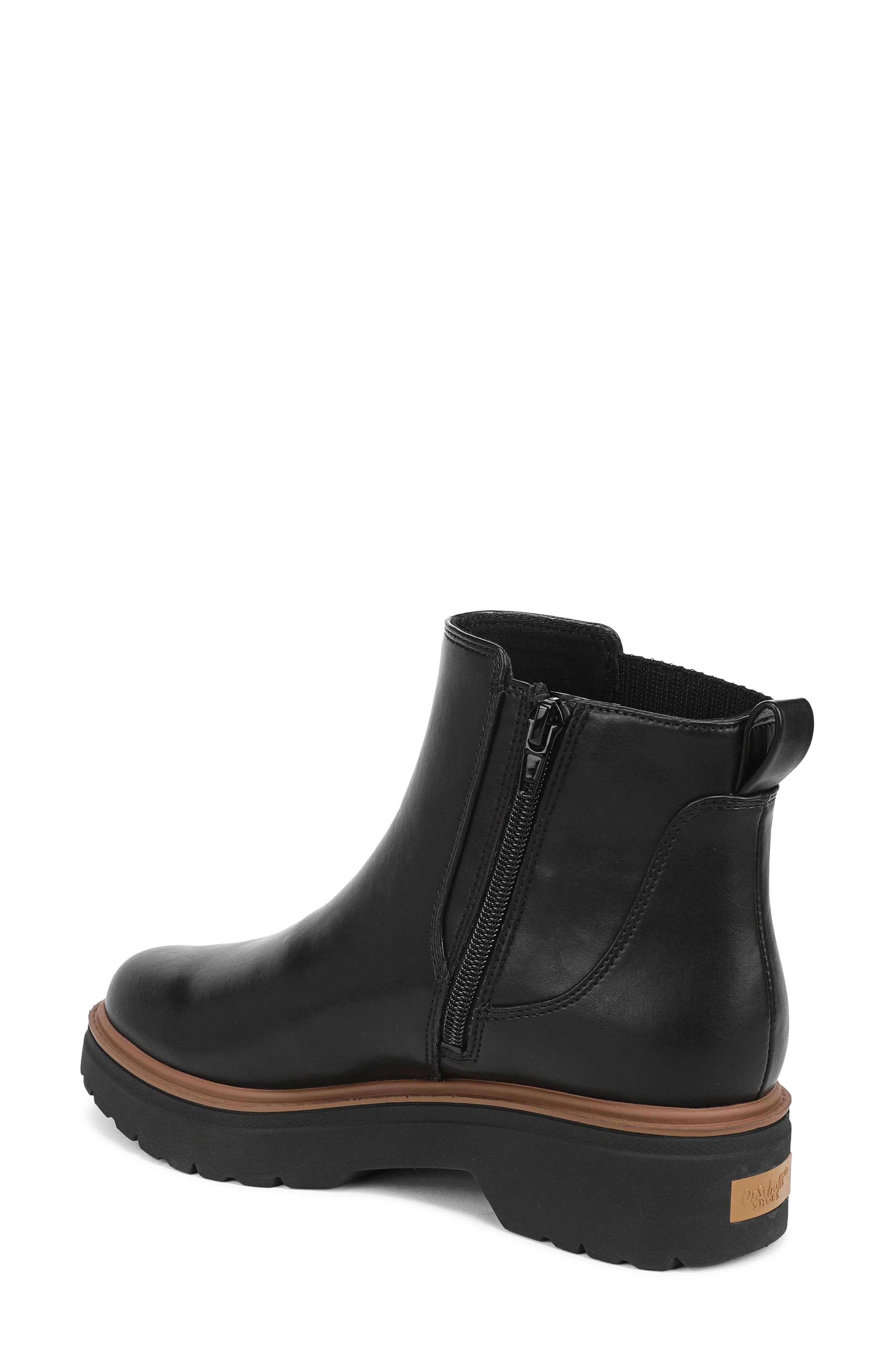 Bring Vibes Faux Leather Chelsea Boot, Alternate, color, BLACK FAUX LEATHER