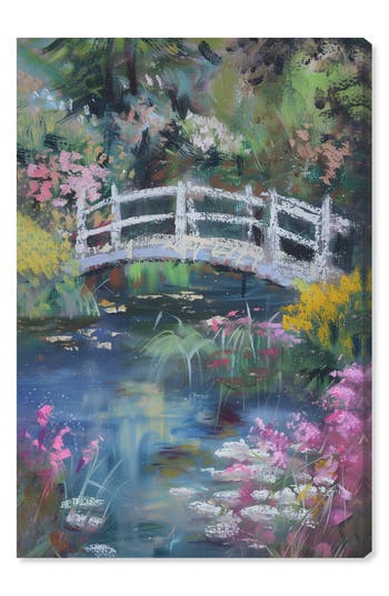 Wynwood Studio Hidden Garden Canvas Wall Art In Blue