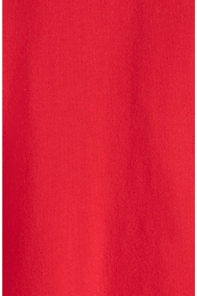 Kids' Long Sleeve Cotton Blend Graphic T-Shirt, Alternate, color, RED FESTIVE ST. NICKS RACING