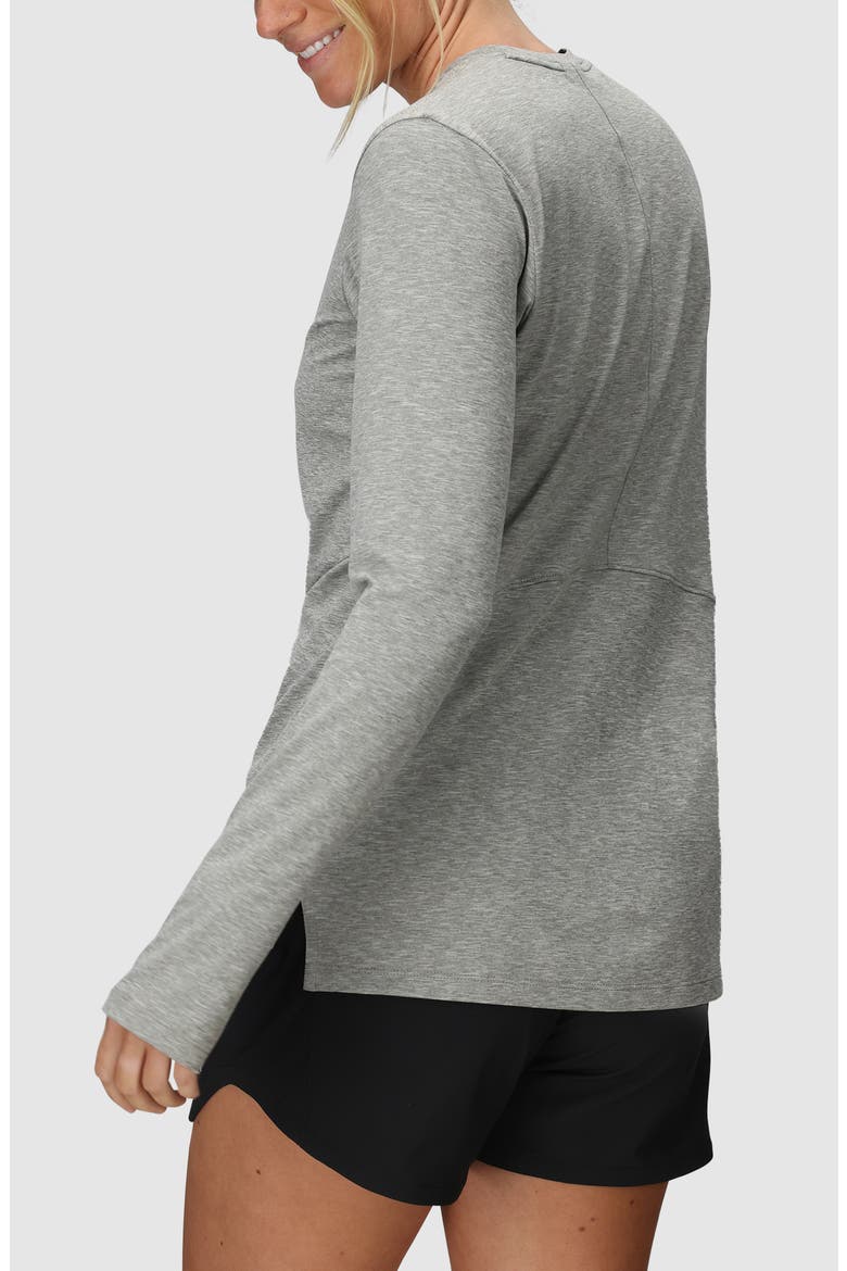 ActiveIce Spectrum Sun Long Sleeve T-Shirt, Alternate, color, GREY HEATHER