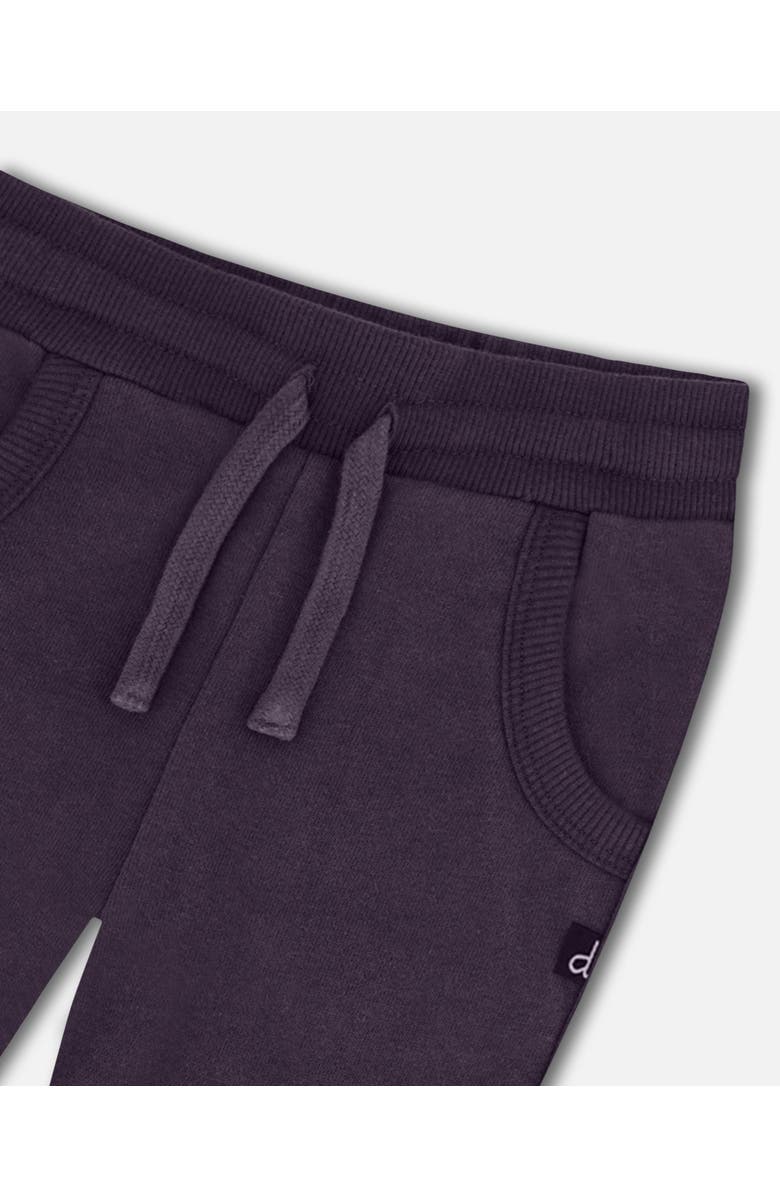 Deux par Deux Baby Boy's Jogger Sweatpants Dark Gray, Alternate, color,