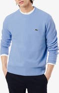 Lacoste Classic Fit Merino Wool Crewneck Sweater