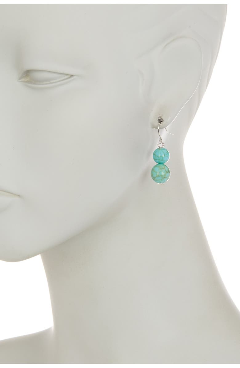 EYE CANDY LOS ANGELES Stone Layered Necklace & Earrings Set, Alternate, color, Turquoise