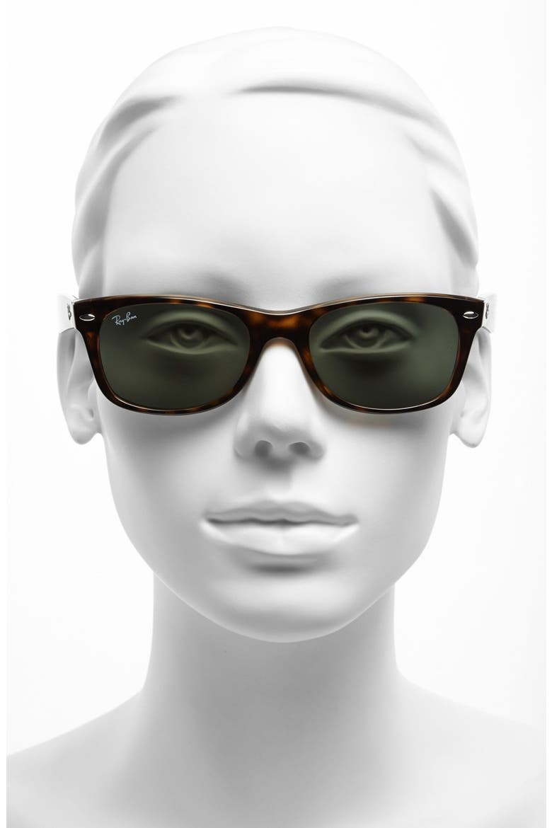 New Wayfarer 52mm Sunglasses, Alternate, color, DARK TORTOISE