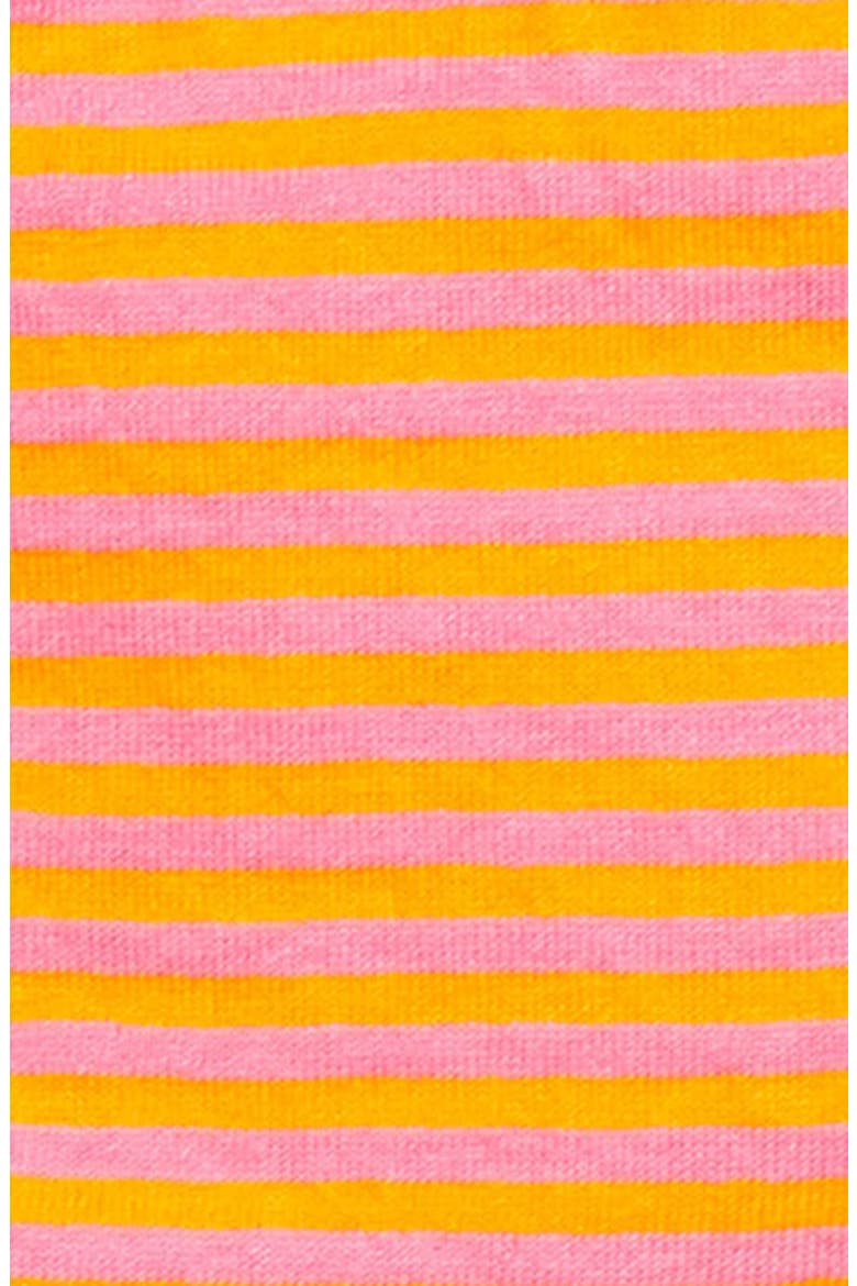 Patchwork Stripe Linen Blend Beanie, Alternate, color, CANDY/ ORANGE MULTI