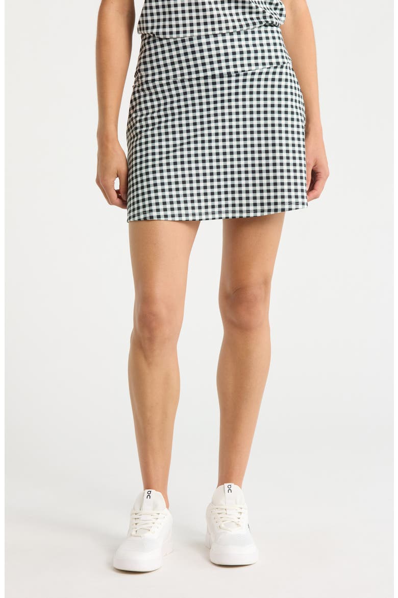 Course to Court 16-Inch Sport Skort, Main, color, BLACK GINGHAM
