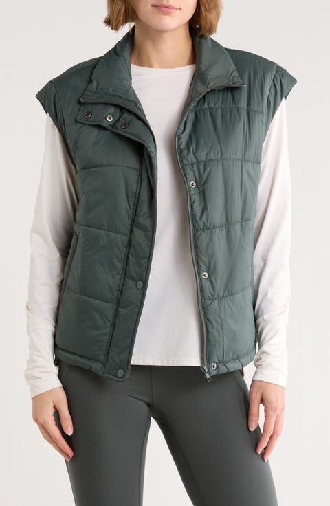 Channel Quilted Puffer Vest