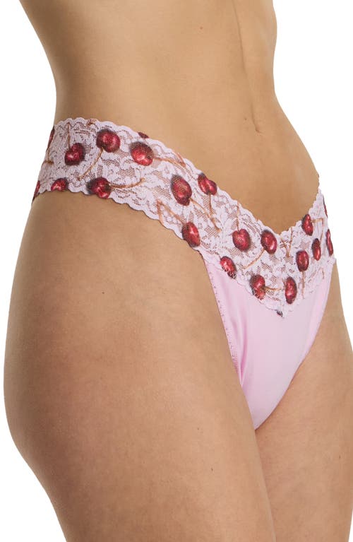 Hanky Panky Original Rise Thong In Pink