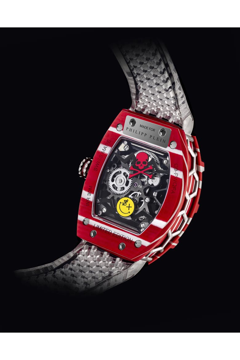 Watch Men, Alternate, color, red/white