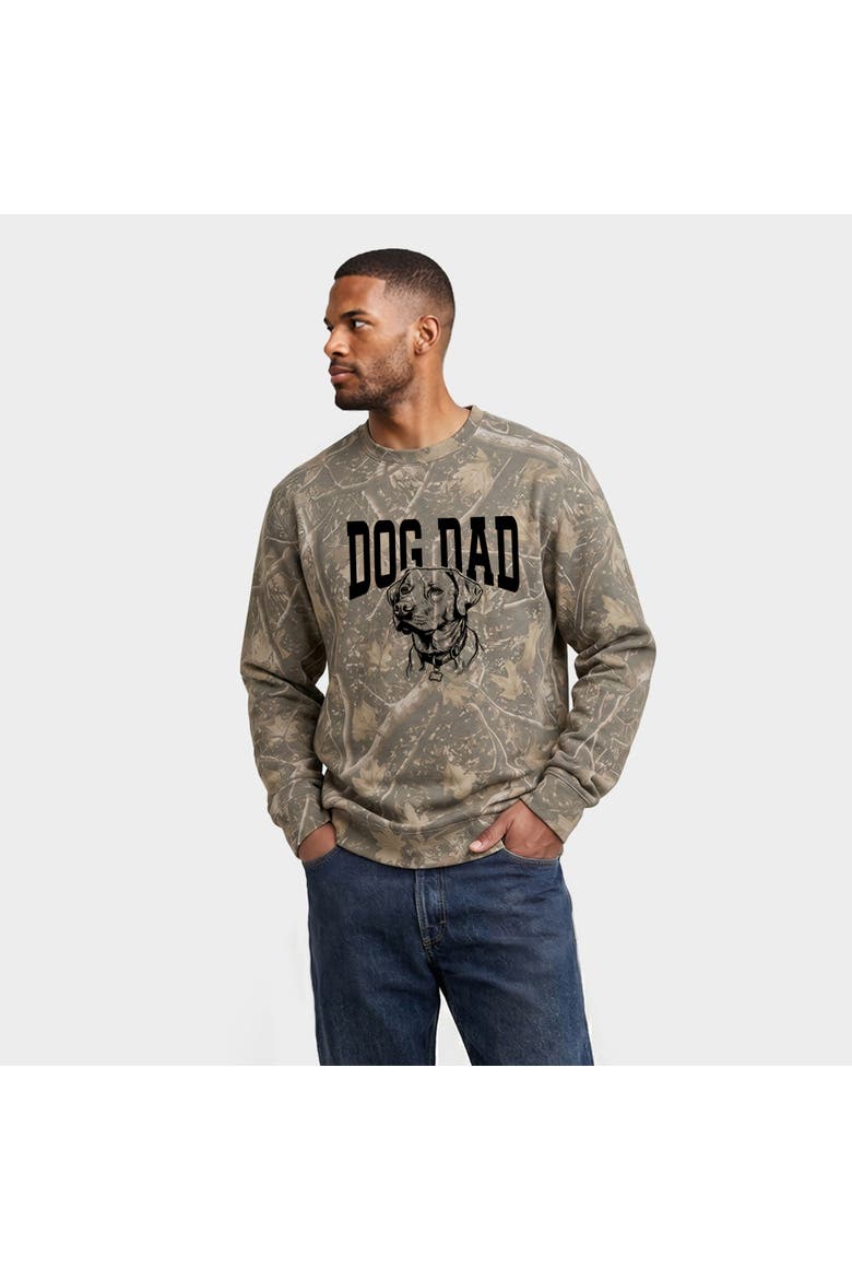 Dog Dad Sketch Sweatshirt, Alternate, color, Camo