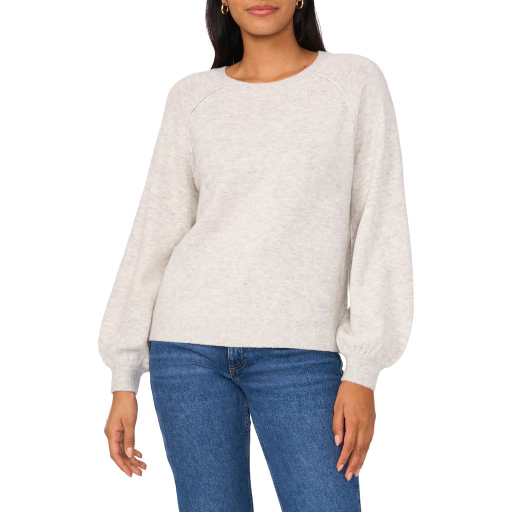 Vince Camuto Raglan Sleeve Sweater In White