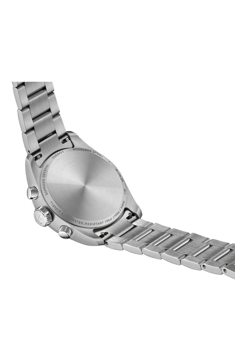 Tissot PR 100 Chronograph Bracelet Watch, 36mm, Alternate, color, Blue Mother Of Pearl