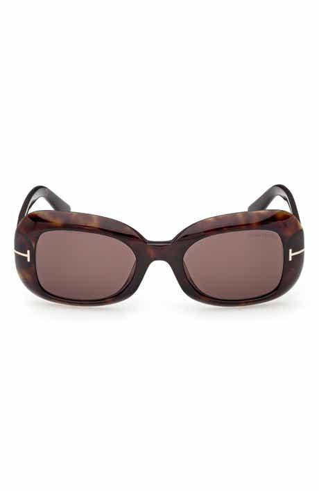 TOM FORD 51mm Rectangle Sunglasses