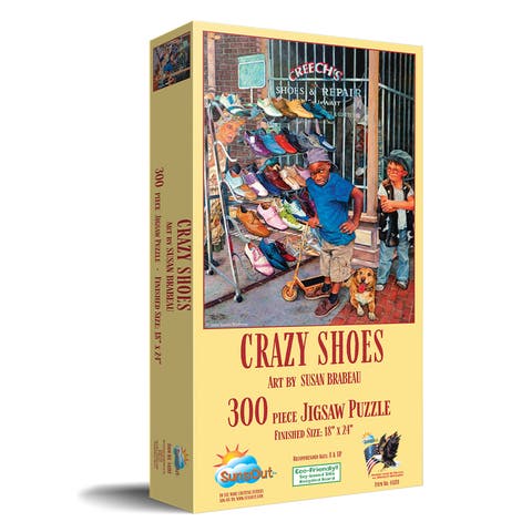 Crzy Shoes 300 piece Jigsaw Puzzle for Adults