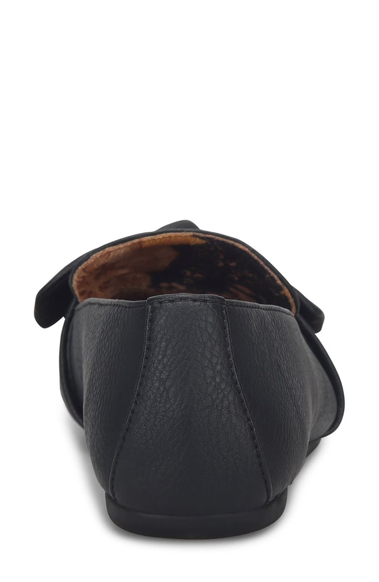 B O C BY BØRN Paisley Bow Flat, Alternate, color, Black Nubuck