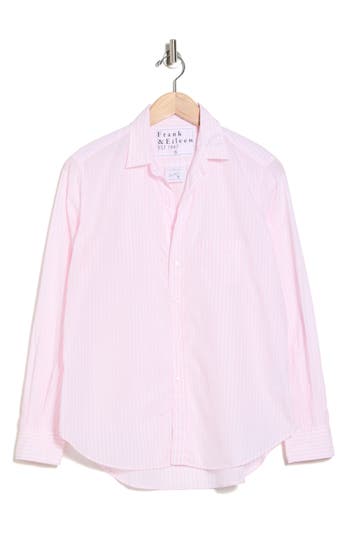 Frank & Eileen Relaxed Fit Linen Button-up Shirt In Pink