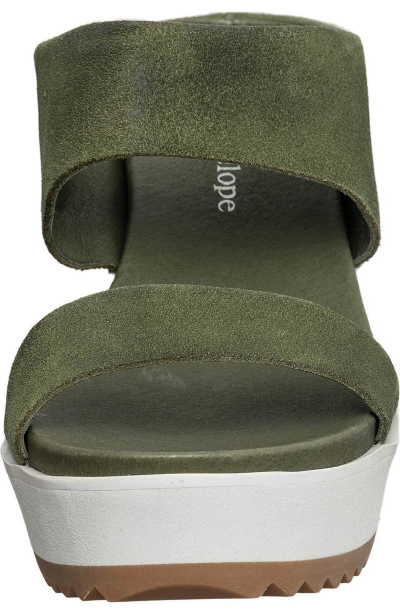 ANTELOPE Cascade Platform Wedge Sandal, Alternate, color, Emerald